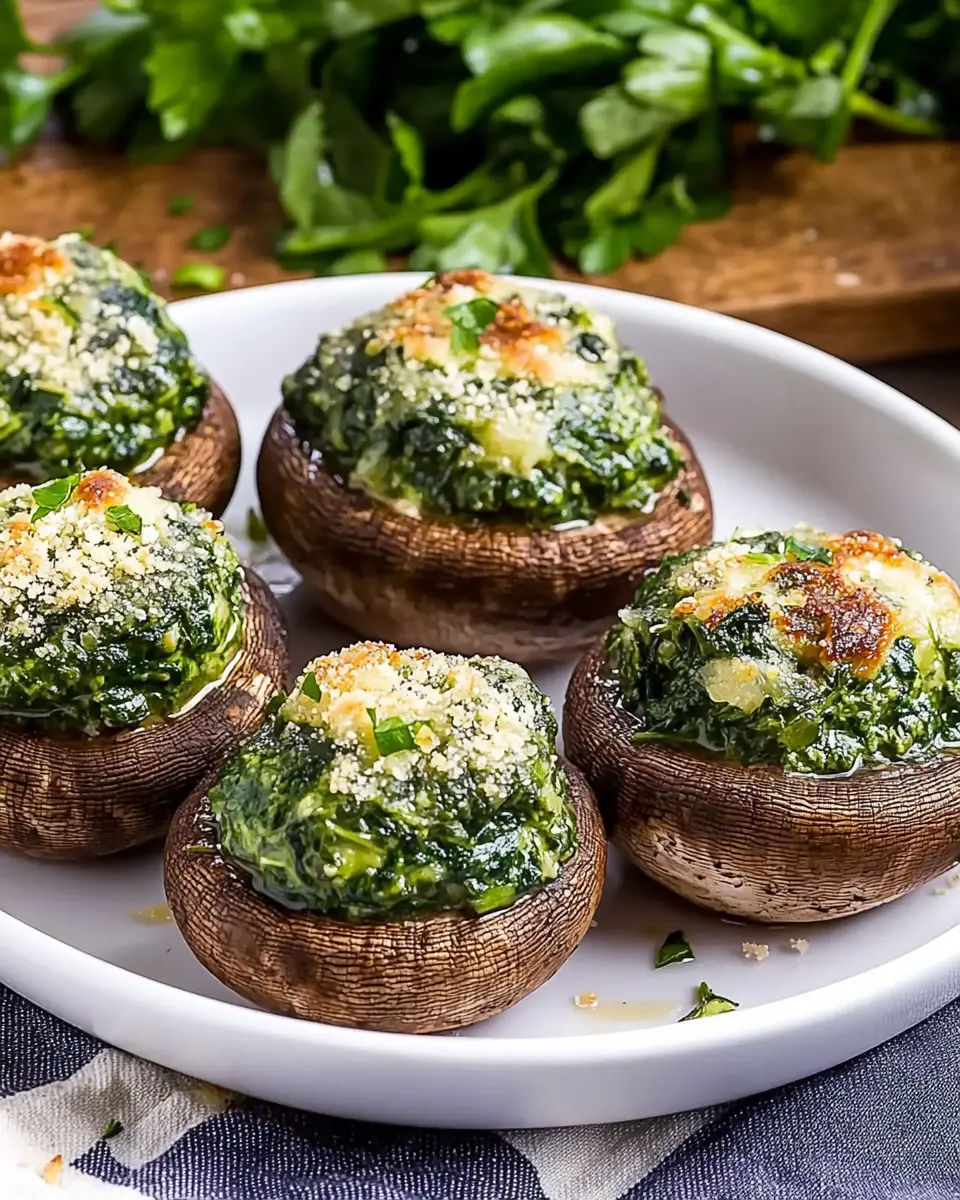 Gefüllte Champignons mit Spinat: The Best Comfort Dish Ever