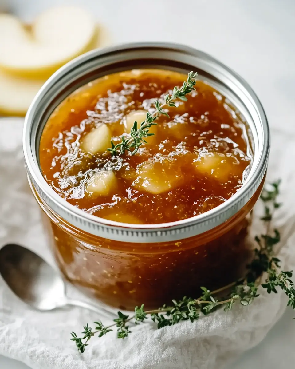 Apfel-Thymian-Marmelade Rezept: Irresistibly Sweet & Savory Bliss