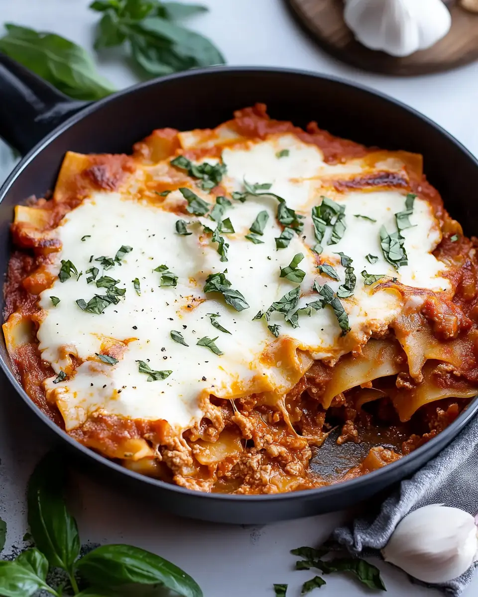 Schnelle Pfannen Lasagne: Easy Trick-Béchamel Delight!
