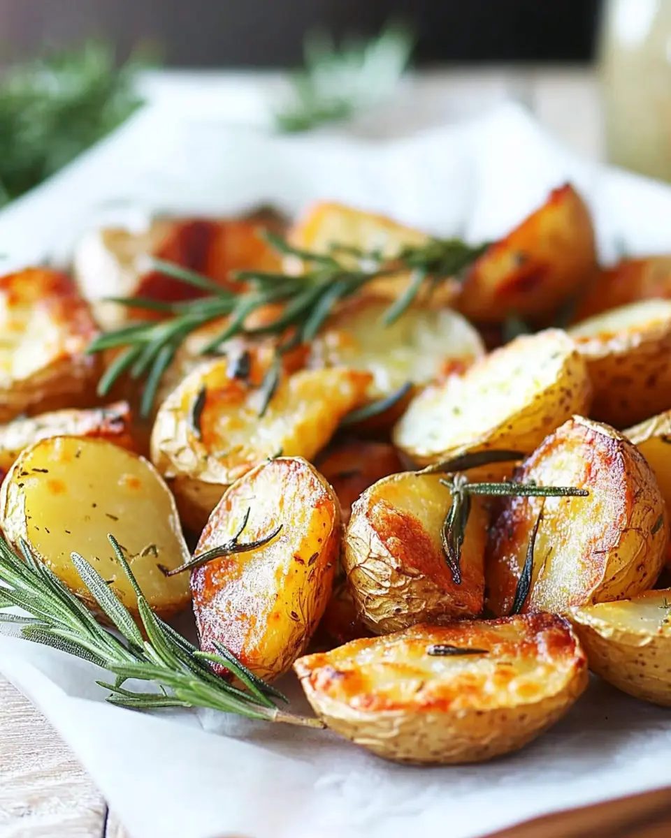 Rosmarinkartoffeln aus dem Ofen: Crispy, Herby Perfection!