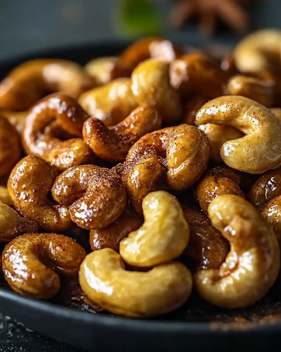 Honiggeröstete Cashewnüsse mit Weihnachtsgewürzen: Irresistibly Festive!