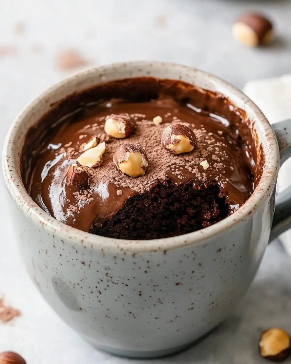 Keto Nutella Mug Cake: Your Indulgent, Guilt-Free Treat!