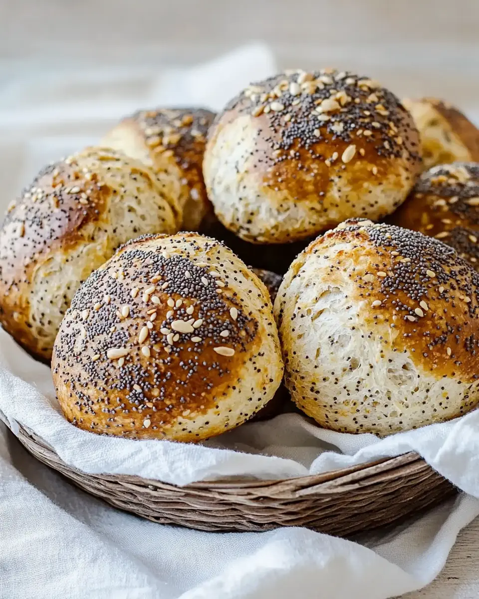 Körner-Brötchen über Nacht: Irresistibly Crunchy Morning Bites