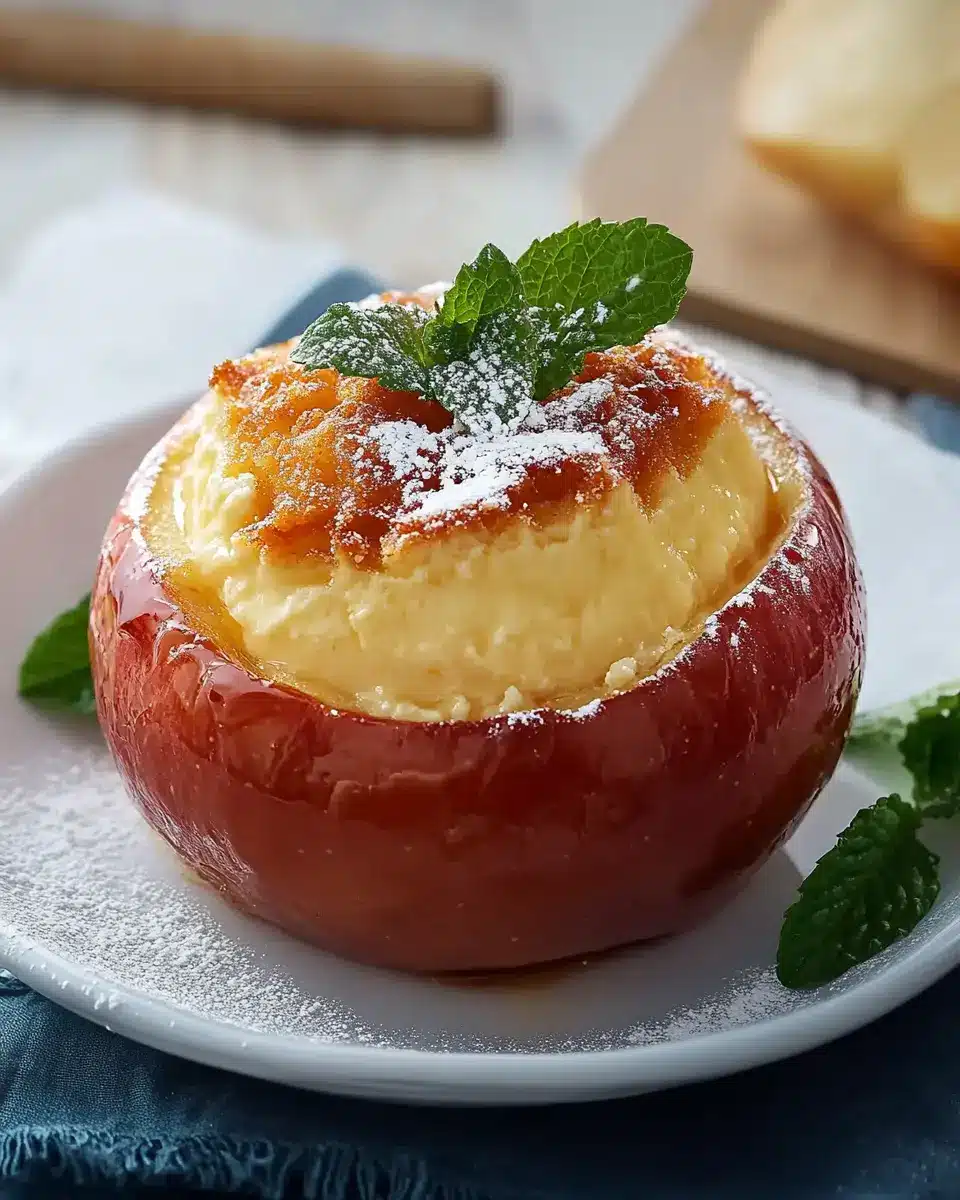Cheesecake im Bratapfel: Irresistibly Cozy Fall Delight