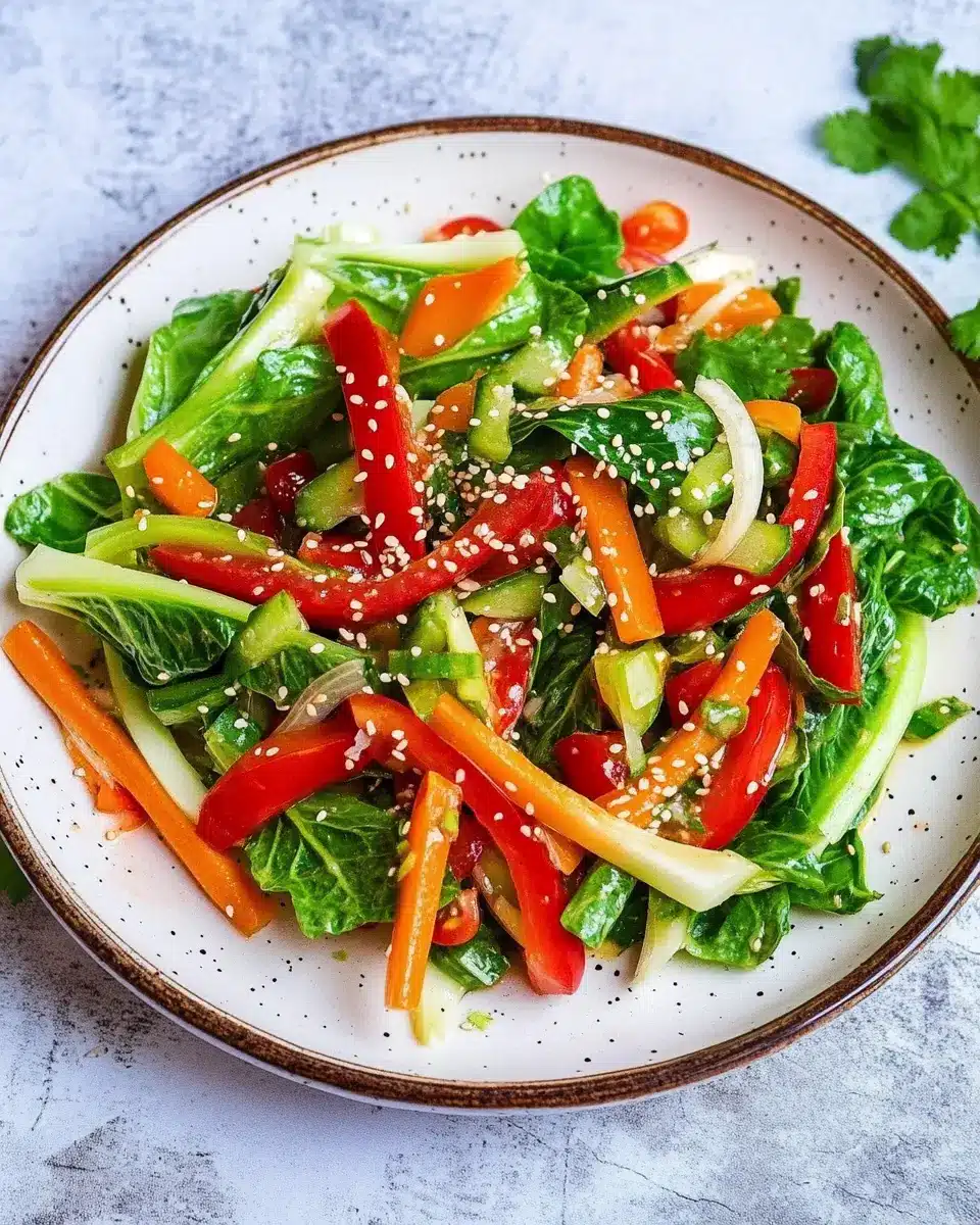 Pak Choi Salat: A Refreshing Twist for Easy Weeknight Meals
