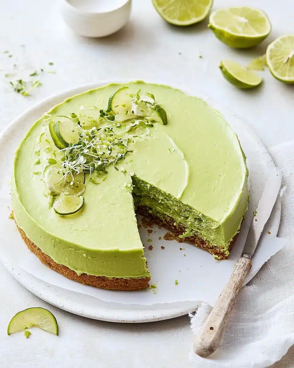 Vegane Avocado-Limetten-Torte: The Best Creamy Dessert Ever