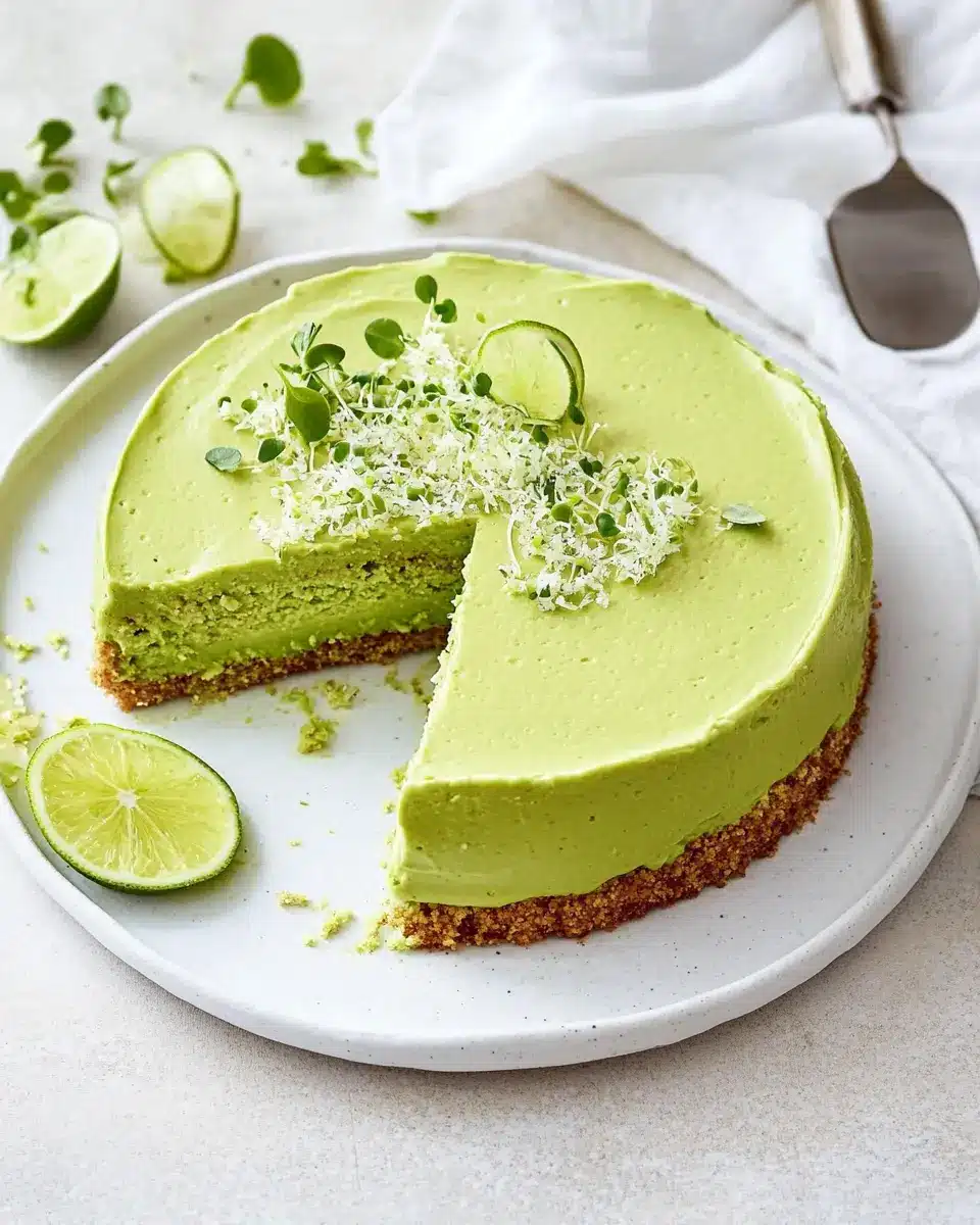 Vegane Avocado-Limetten-Torte: The Best Creamy Dessert Ever