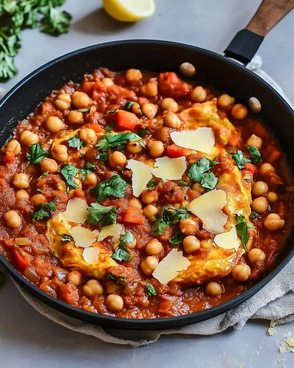 Shakshuka Rezept mit Kichererbsen: Vegane Köstlichkeit Entdecken
