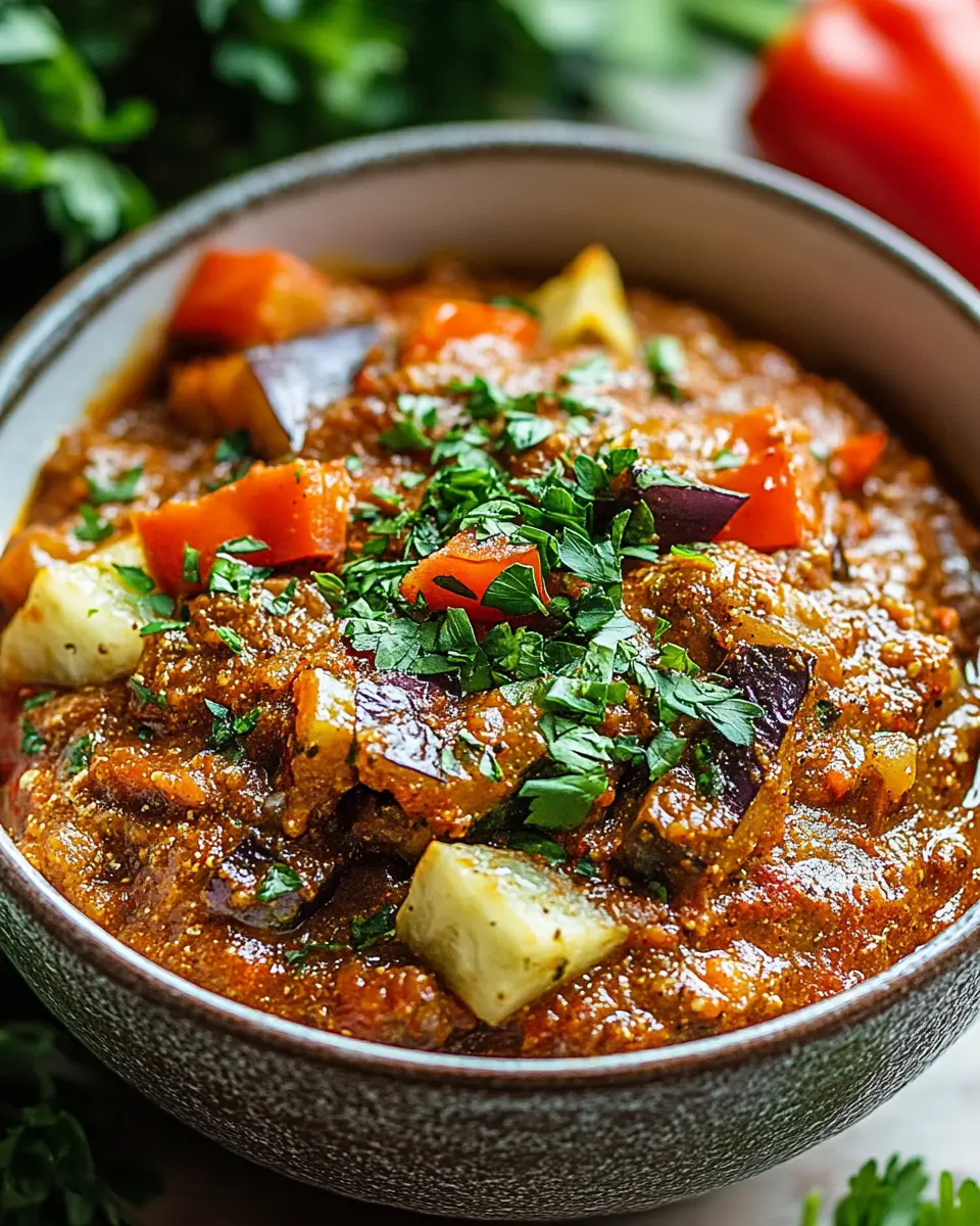 Zaalouk Recipe: Bold and Flavorful Moroccan Eggplant Delight