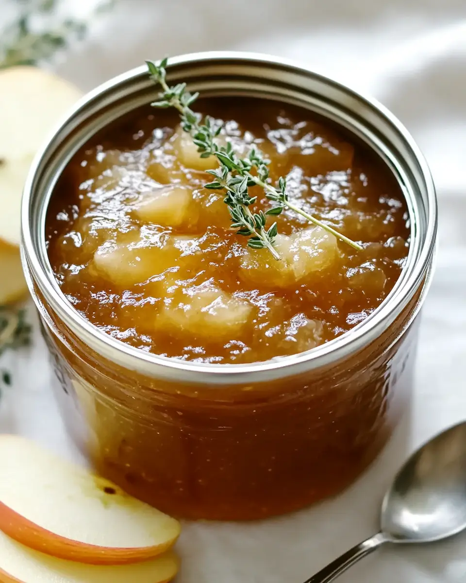 Apfel-Thymian-Marmelade Rezept: Irresistibly Sweet & Savory Bliss