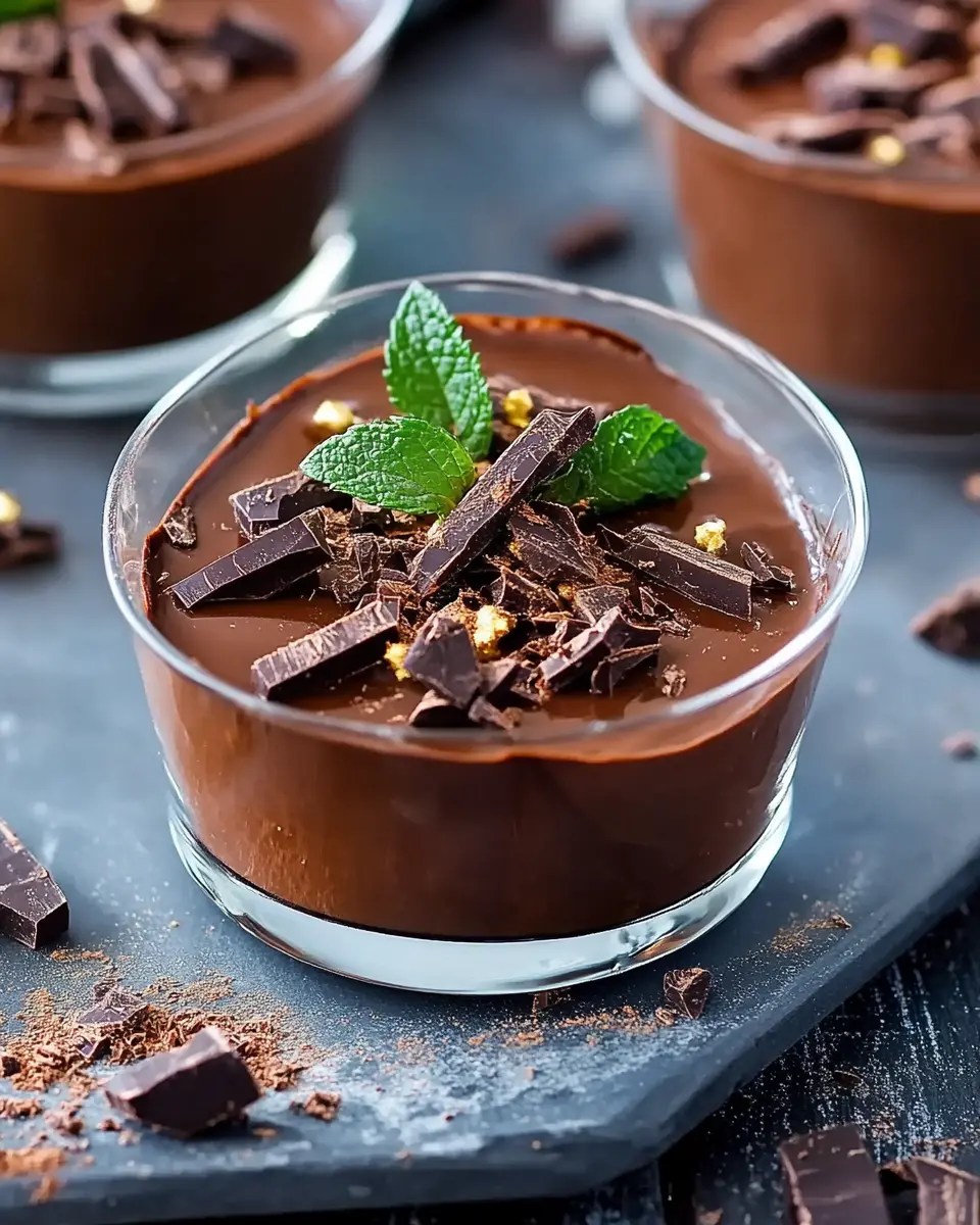 Schoko-Pannacotta: Irresistibly Creamy Chocolate Delight