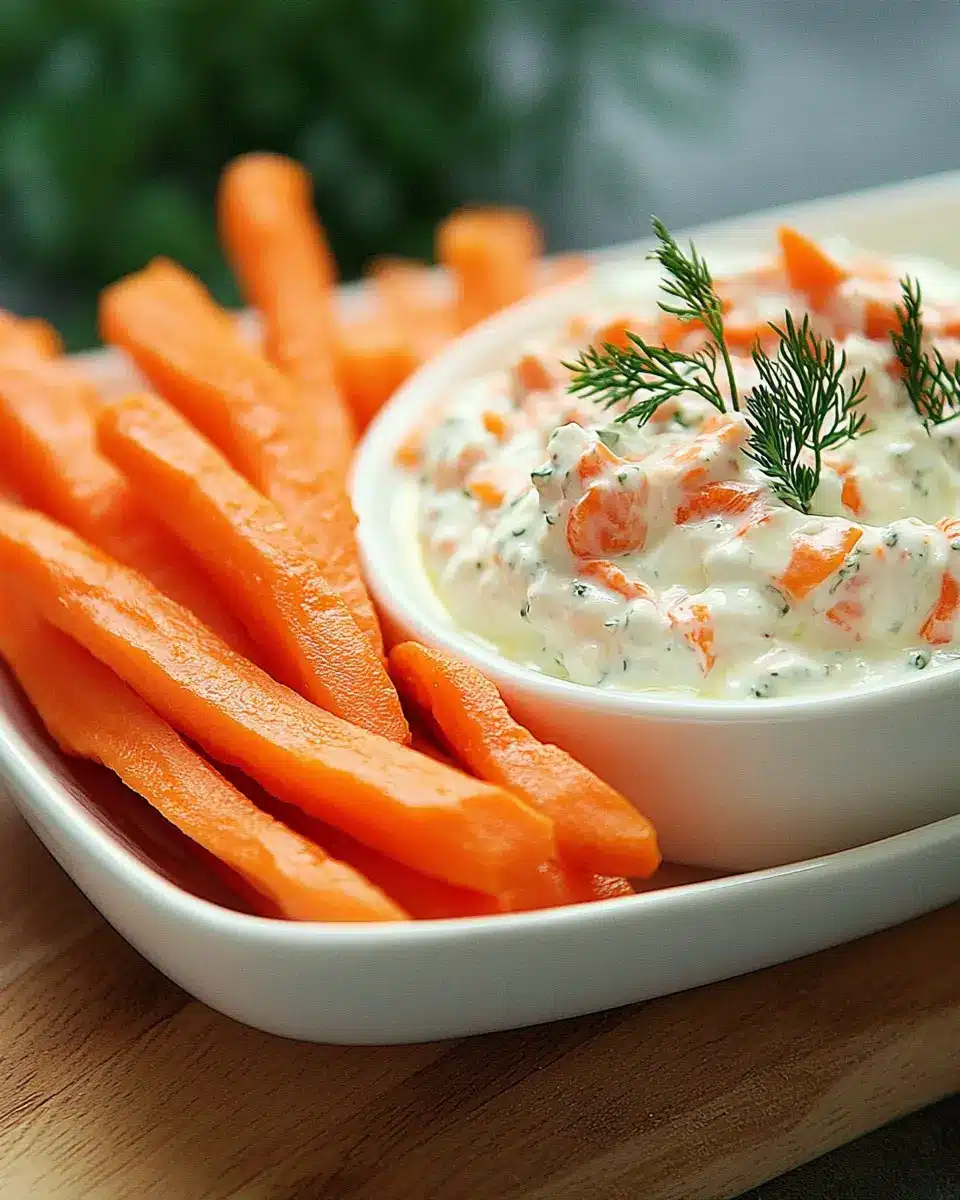 Karottensticks mit Joghurt-Dip: The Best Crunchy Snack!