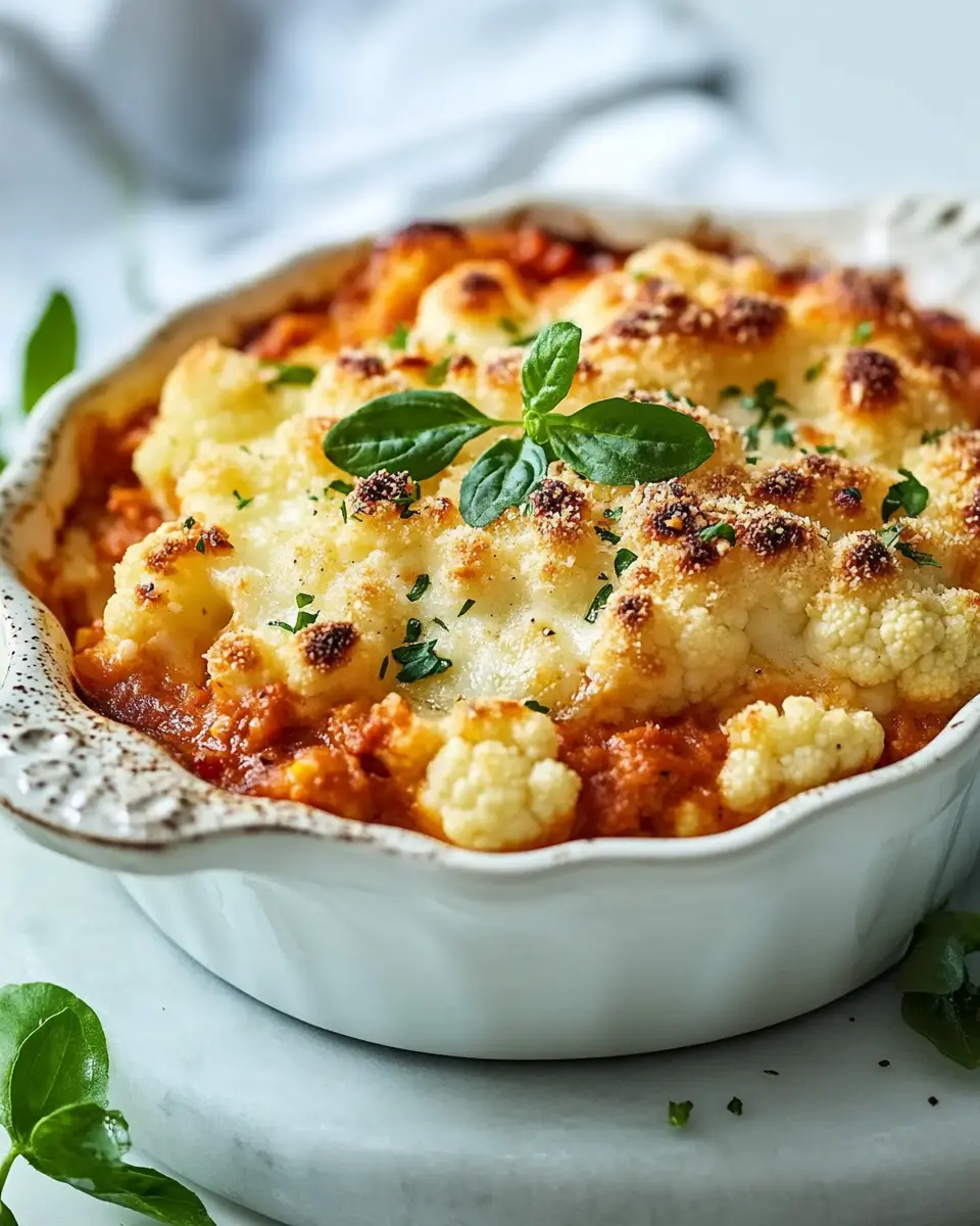 Blumenkohlauflauf mit Soja-Bolognese: Cozy and Comforting Delight