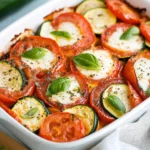 Tomaten Zucchini Auflauf mit Mozzarella First Image First Image