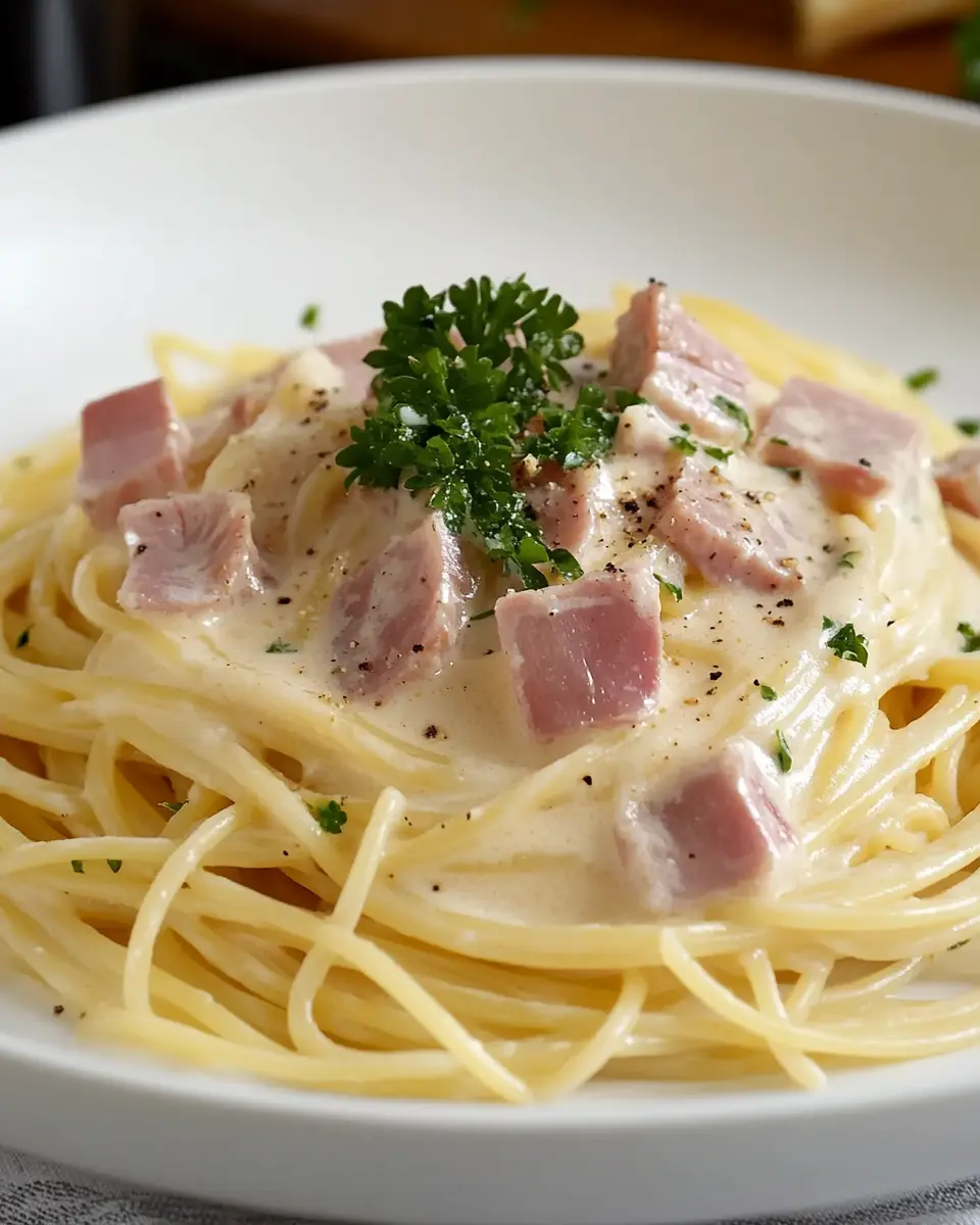 Sahne Sosse Spaghetti