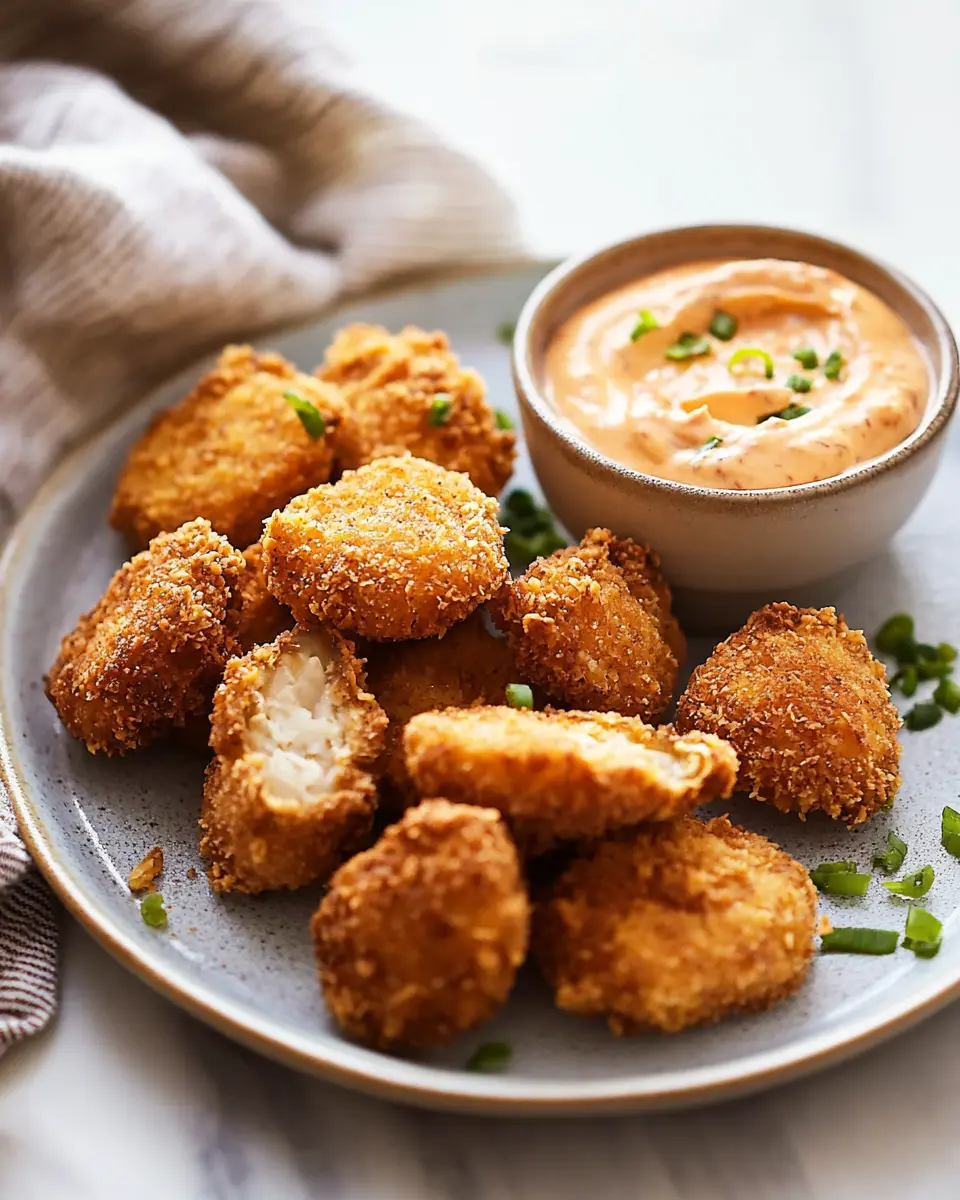 Vegane Chicken Nuggets: Crispy, Guilt-Free Mushroom Delight