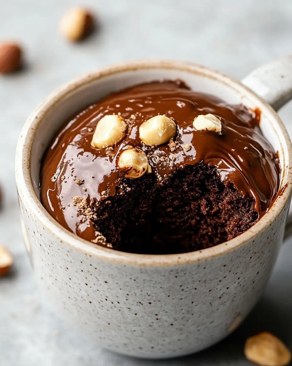 Keto Nutella Mug Cake