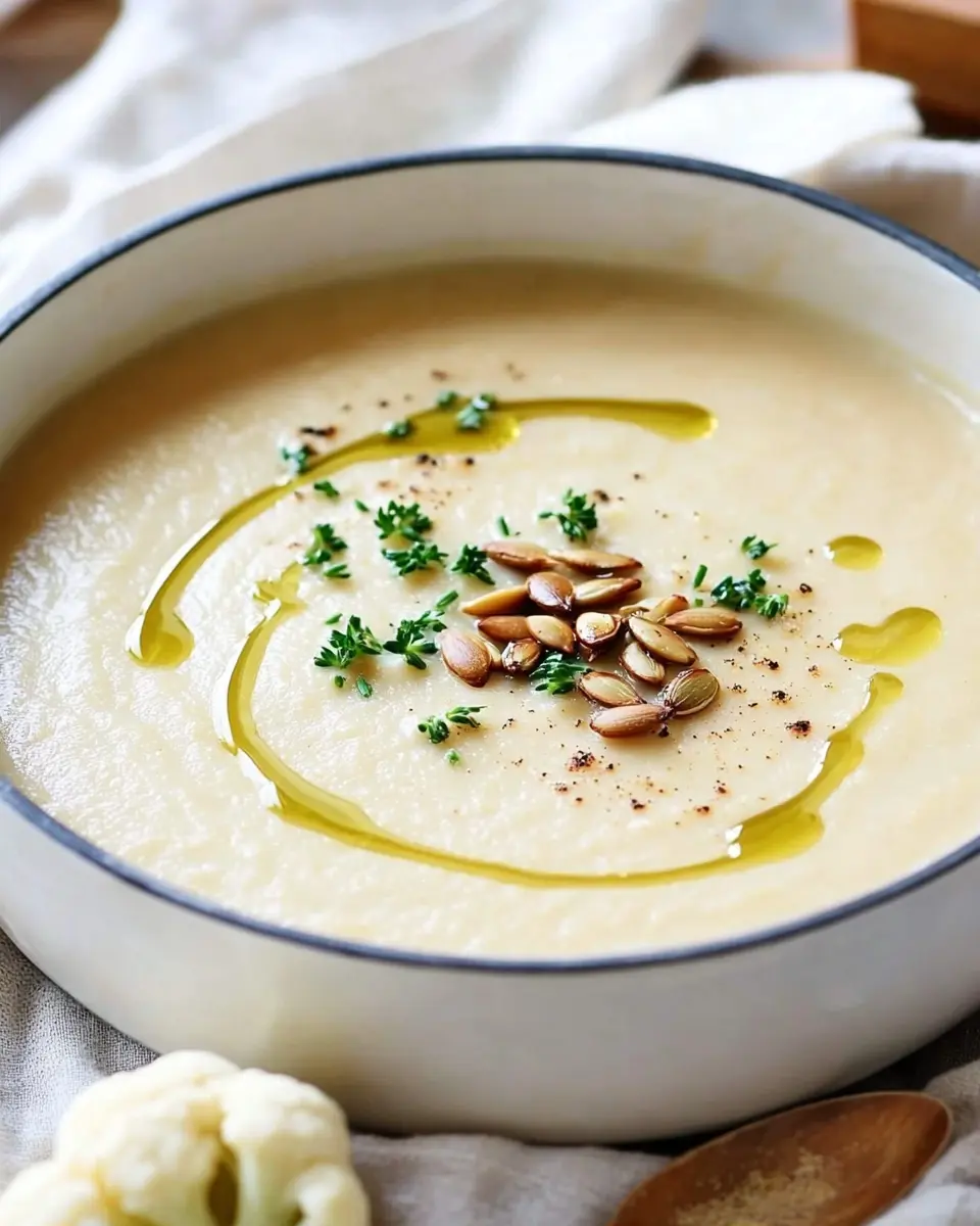 Cremige Blumenkohlsuppe Vegan: The Creamy Comfort You Crave