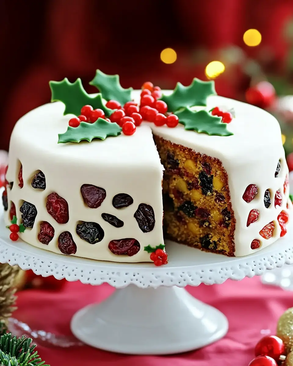 Englischer Christmas Cake: Irresistibly Festive and Fruity