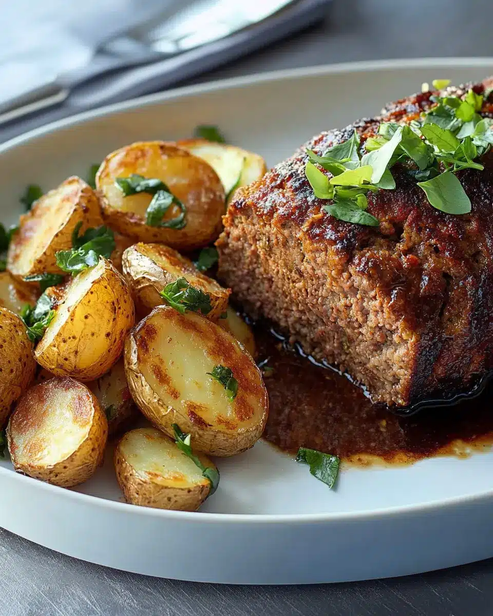 Orientalischer Hackbraten mit Kartoffeln: Juicy Comfort Food Bliss
