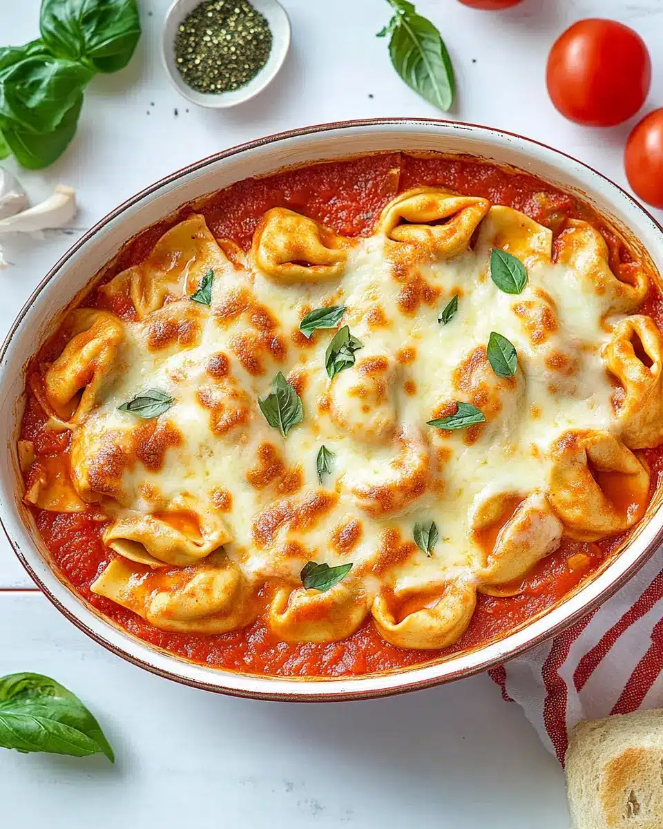 Tortellini al Forno nach italienischem: Irresistibly Cheesy Bliss