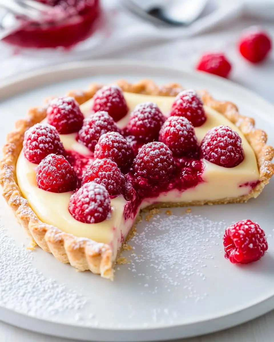 Himbeertarte mit weißer Schokolade: Decadent Delight Awaits