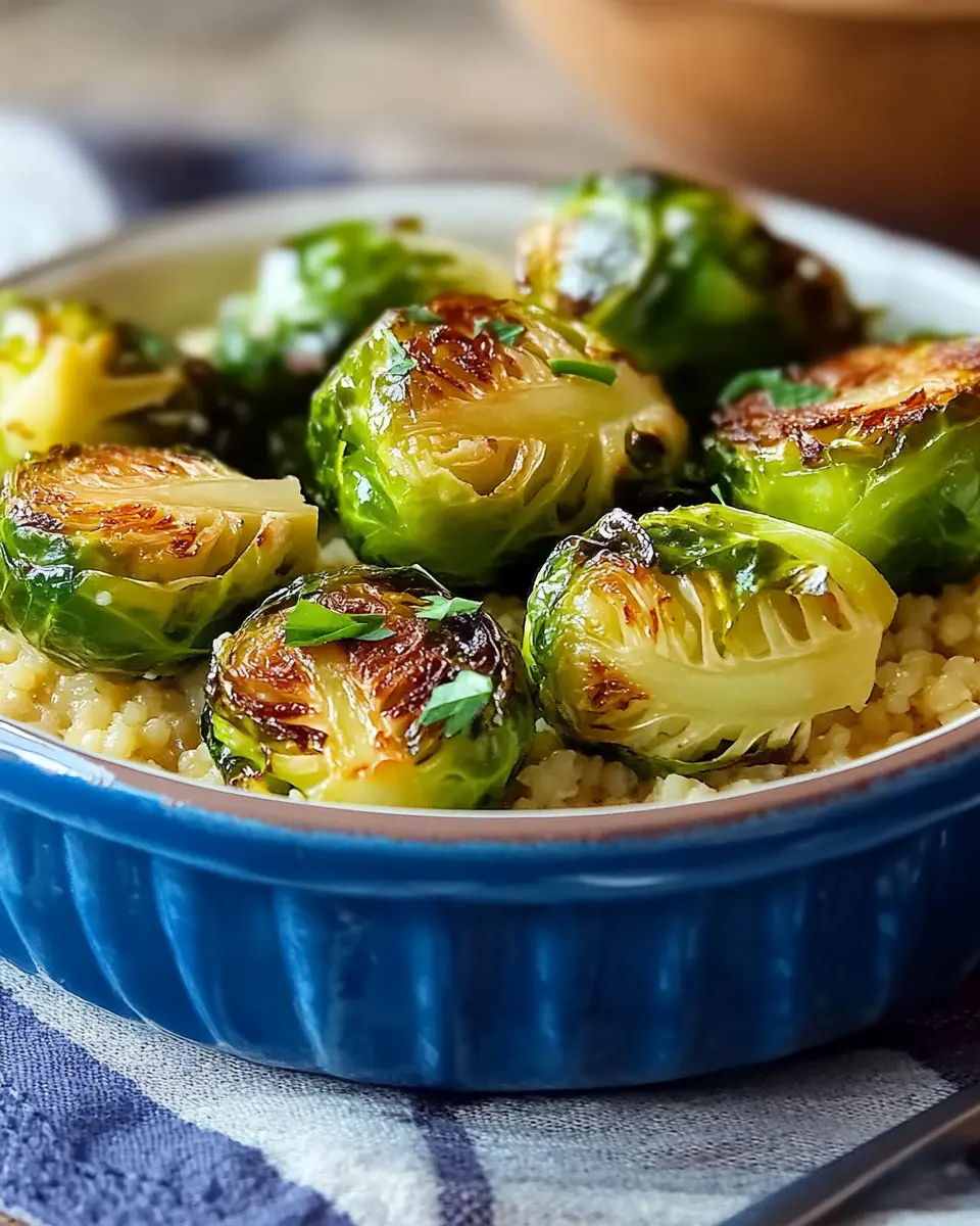 Rosenkohl auf Hirsebett