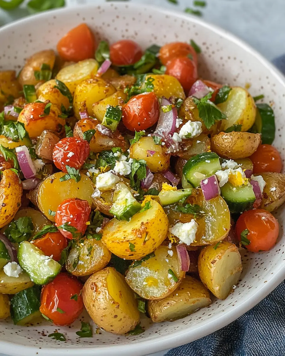 Griechischer Ofenkartoffelsalat mit Honig: Irresistibly Sweet Delight