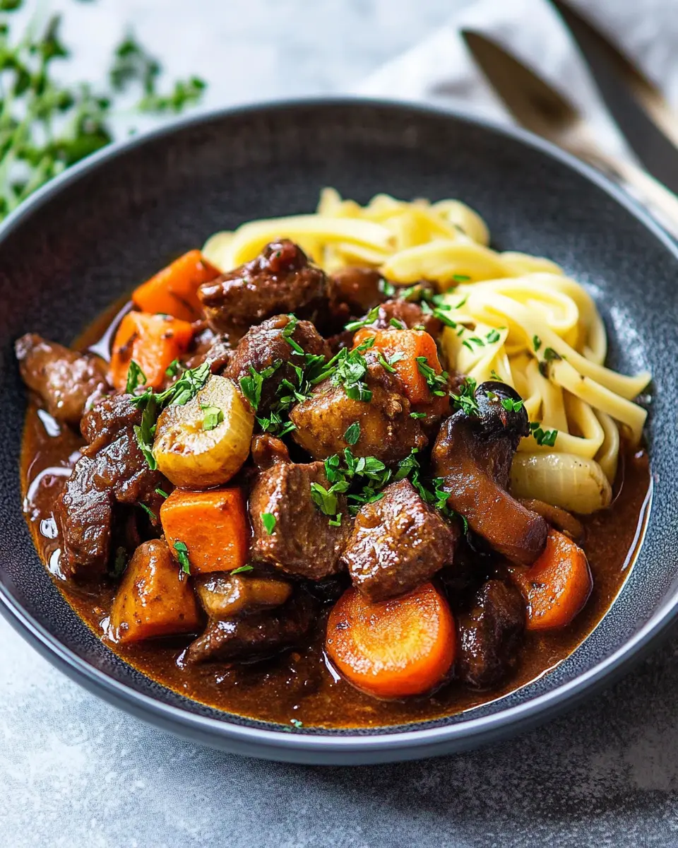 Boeuf Bourguignon Vegan: Indulgent and Comforting Delight