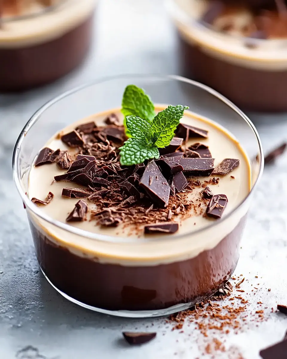 Schoko-Pannacotta First Image First Image