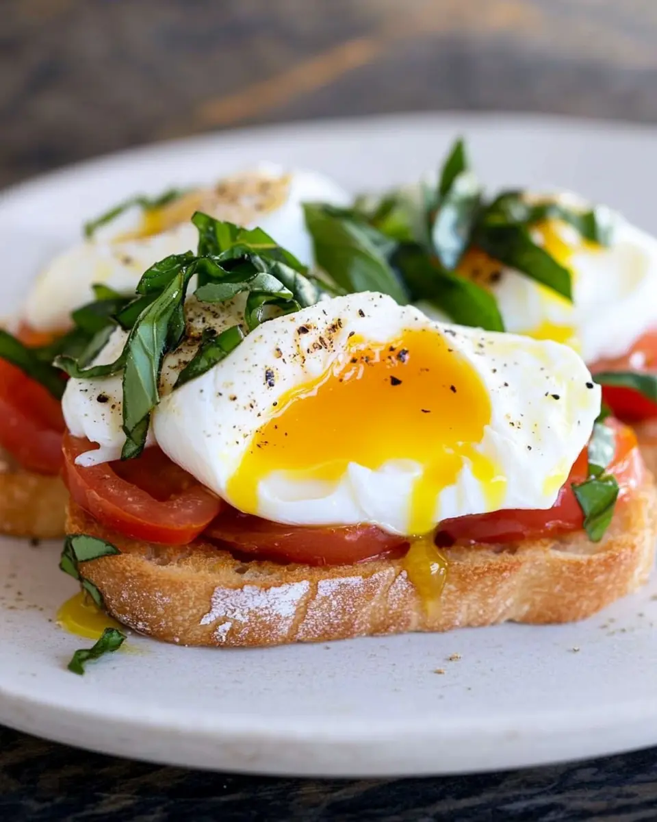 Bruschetta mit pochiertem Ei: Irresistibly Easy & Gourmet!
