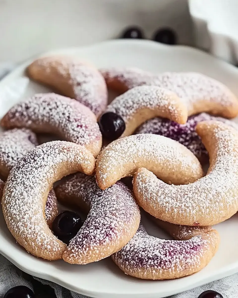 Cassis Kipferl: Irresistibly Soft Cookies to Brighten Your Day