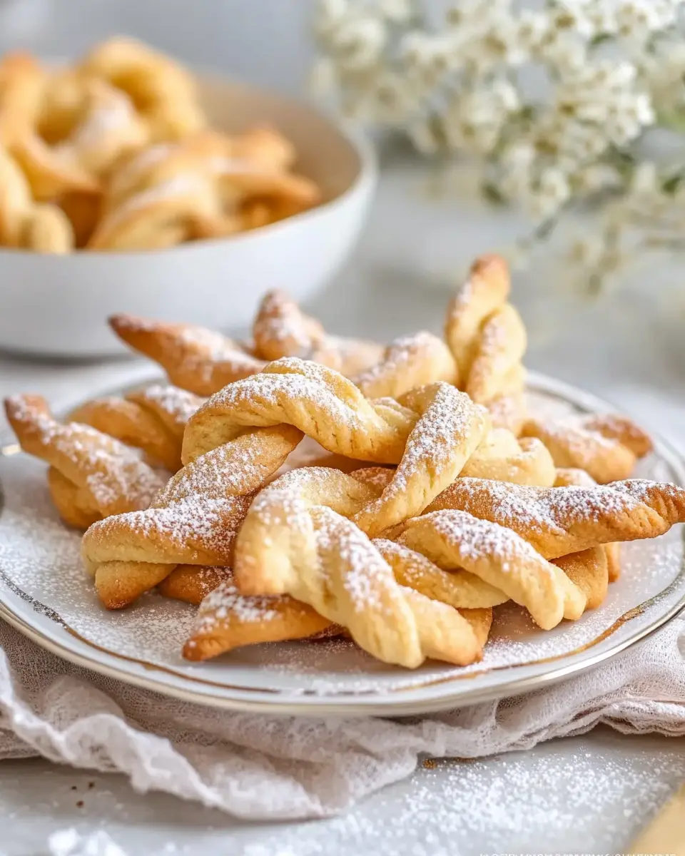 Verguny (Ukrainian Brushwood Cookies) First Image First Image