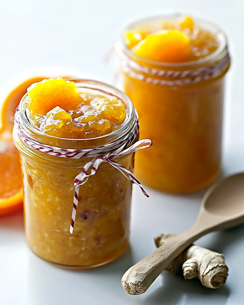 Kaki-Orangen-Konfitüre mit Ingwer: Irresistibly Zesty Delight