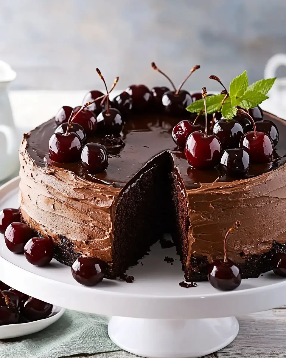 Schokotorte mit Amarenakirschen: Irresistibly Rich Delight