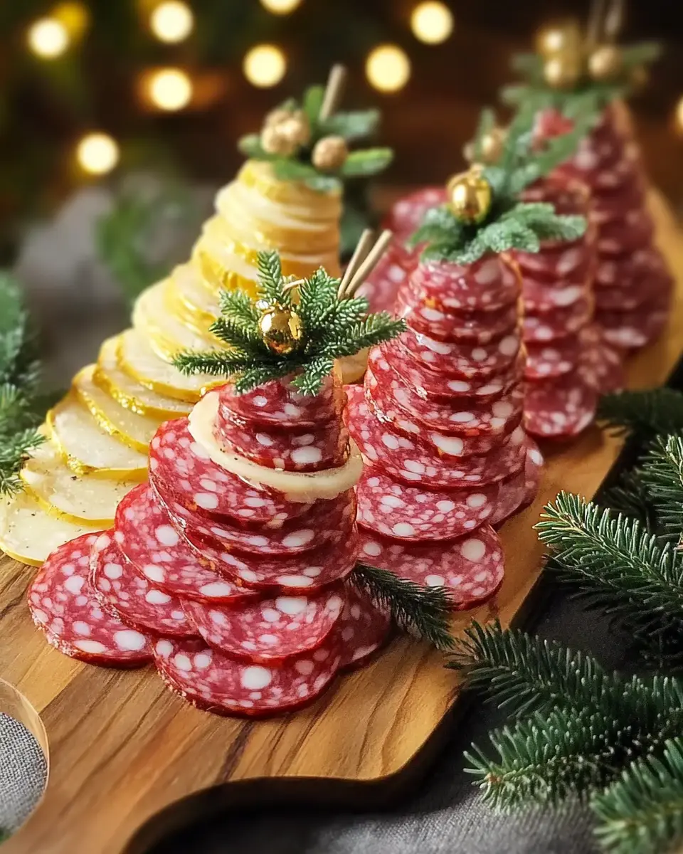 Festliche Salami-Weihnachtsbäume: Easy, Delicious Holiday Treats