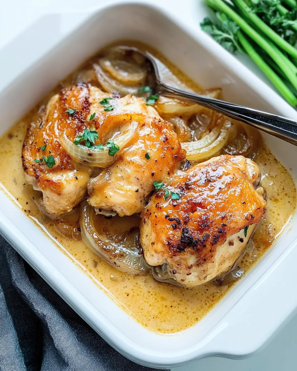 Zwiebel-Sahne-Hähnchen: Irresistibly Creamy Comfort Dish