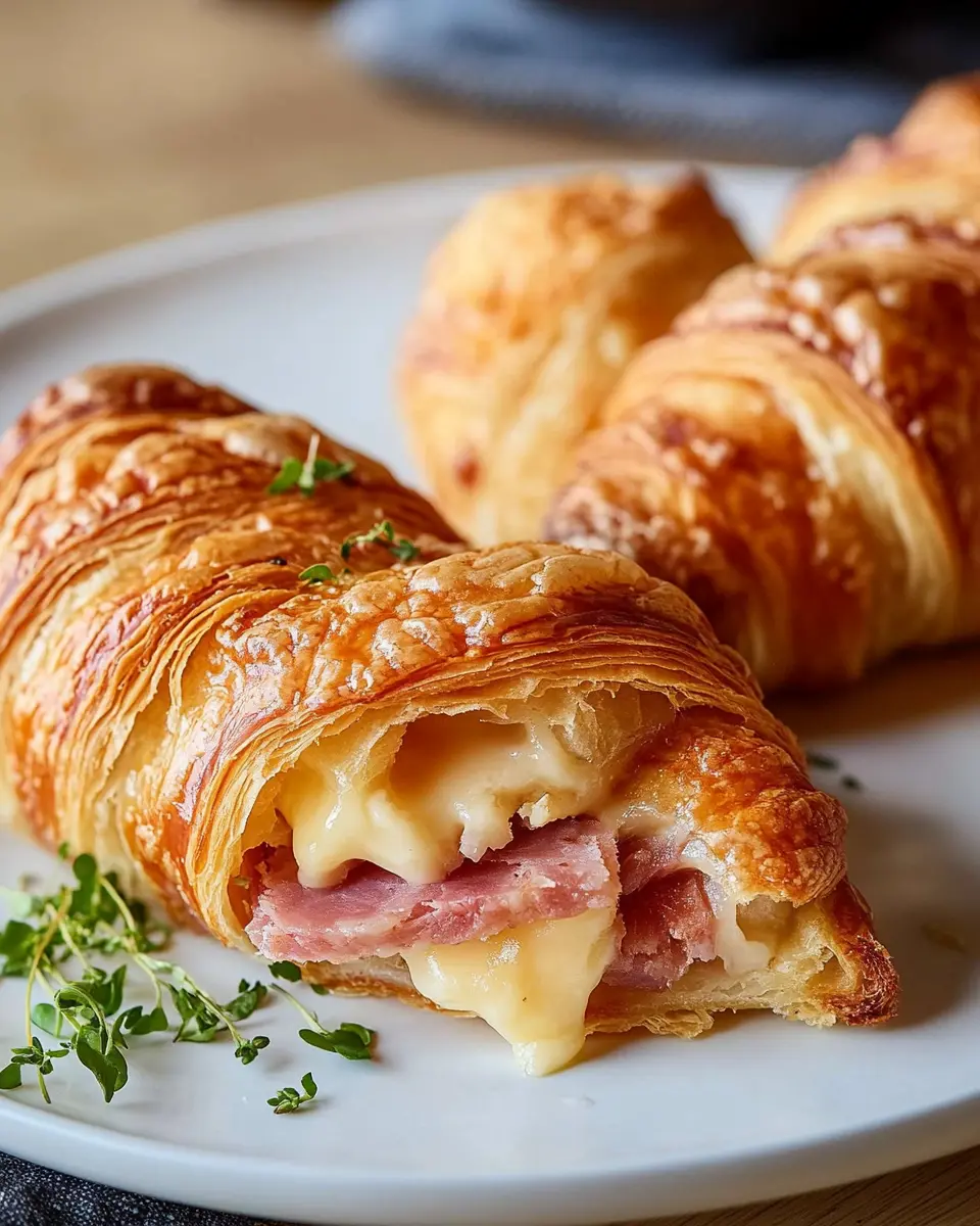 Schinken-Käse-Croissants: Irresistibly Cheesy Delight at Home