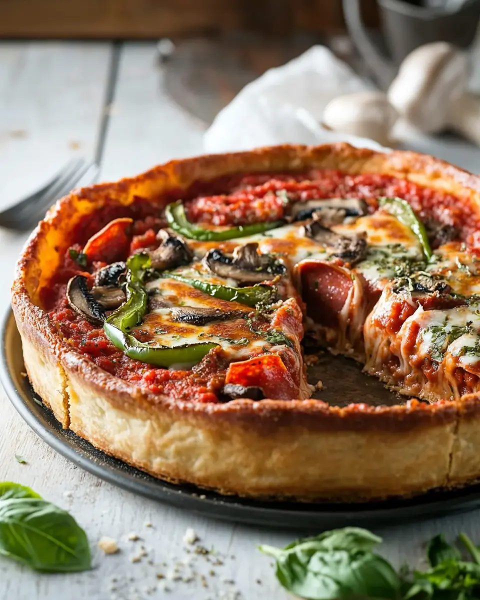 Deep Dish Pizza Dreams: Indulgent Comfort in Every Slice
