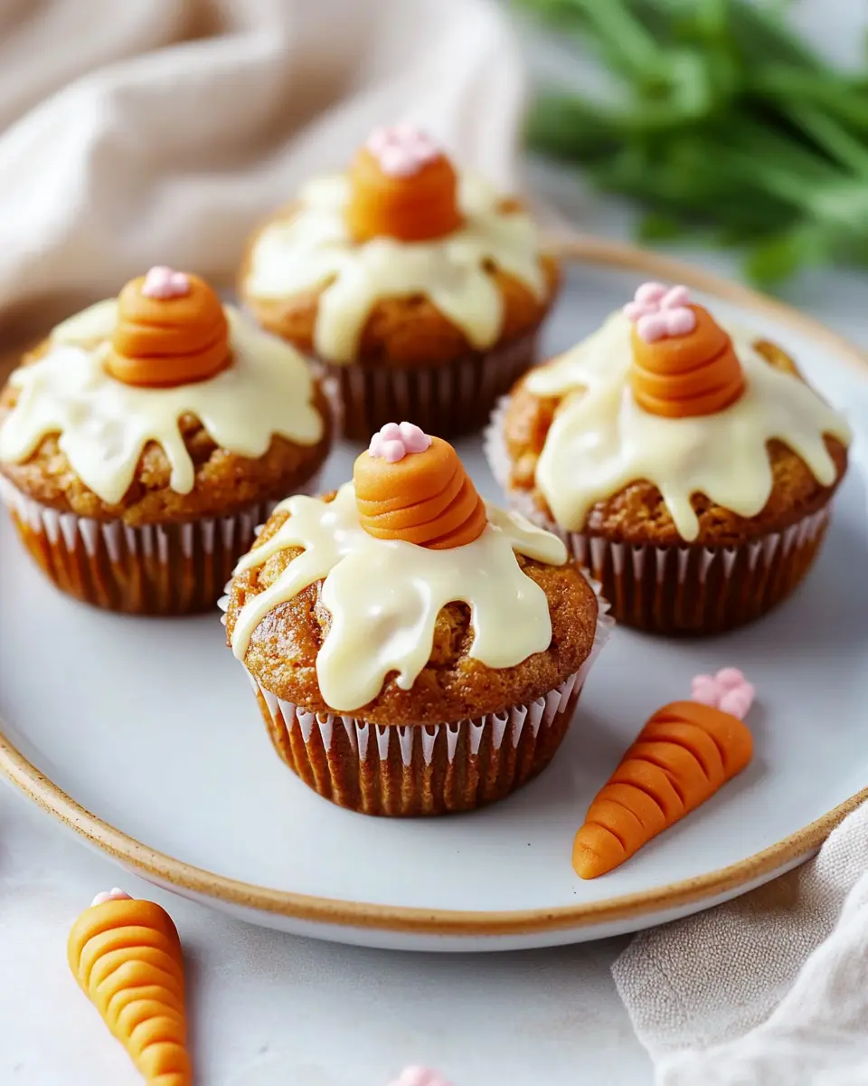 Saftige Karotten Muffins (vegan, glutenfrei) First Image First Image