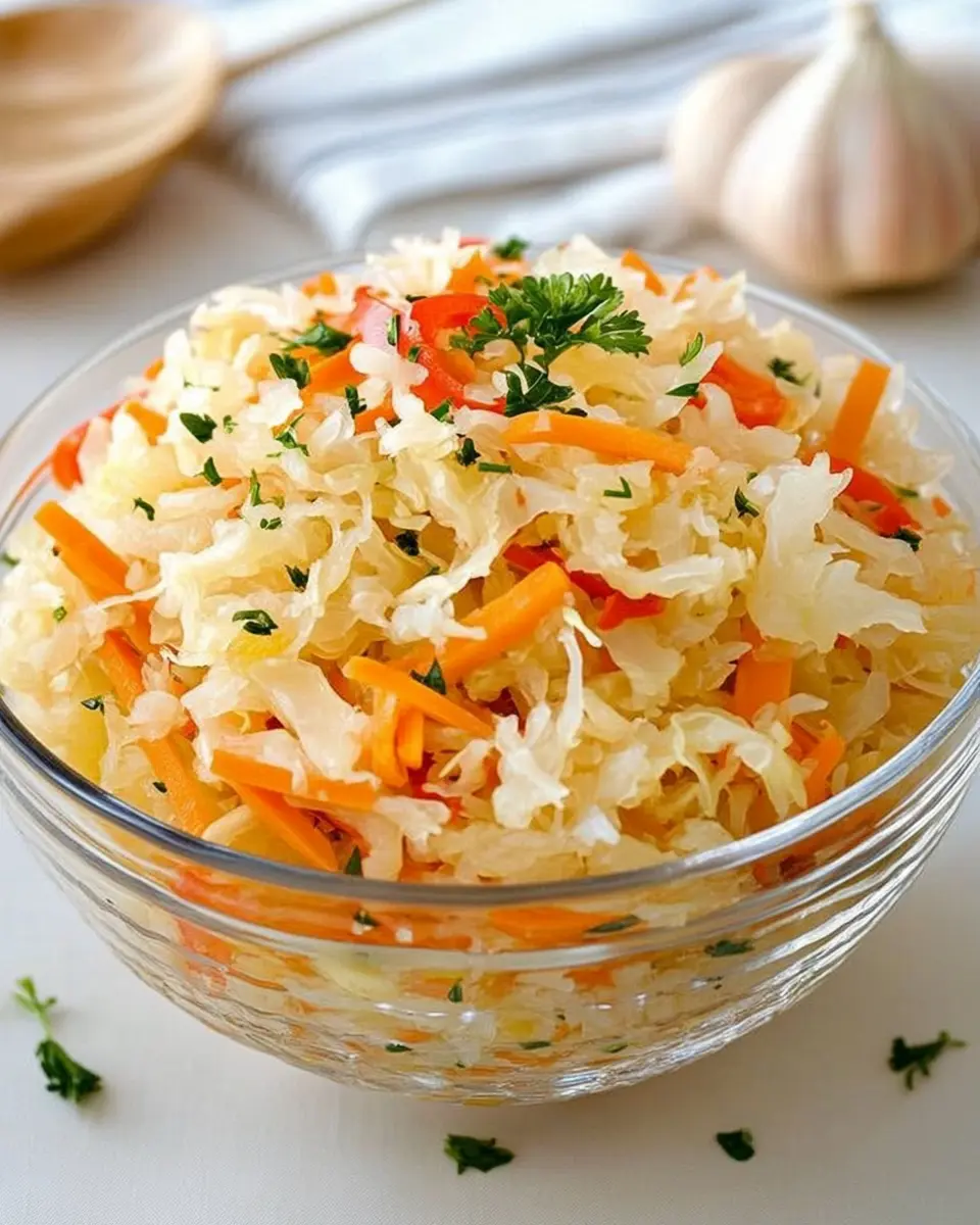 Sauerkraut Salad Bliss: Tangy, Crisp, and Totally Irresistible