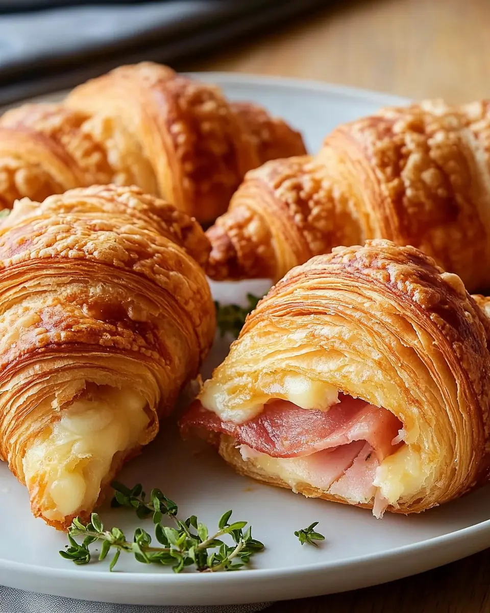 Schinken-Käse-Croissants: Irresistibly Cheesy Delight at Home