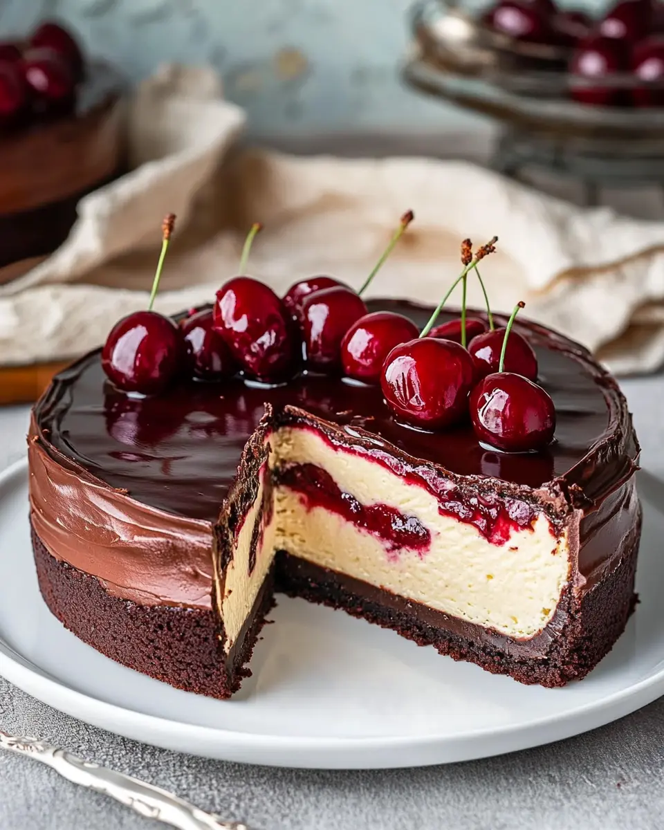 Schwarzwälder Kirsch Käsekuchen: Indulgent Slice of Heaven