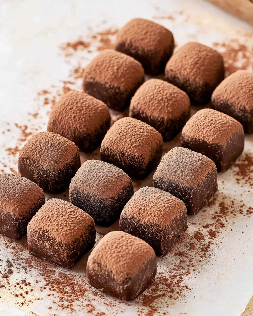 Schoko-Trüffel vegane Pralinen: Irresistibly Creamy Treats