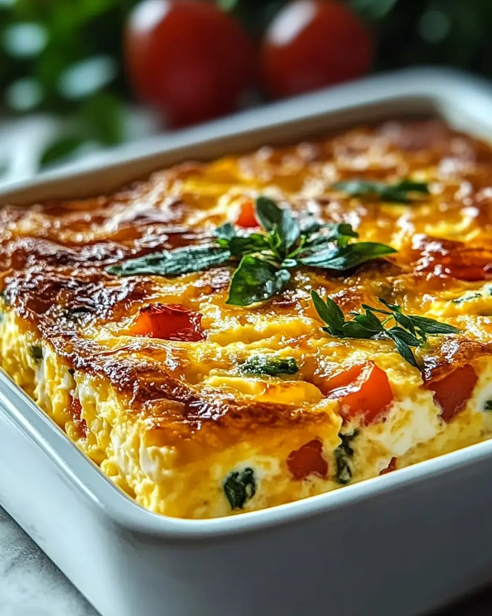 Hüttenkäse Eierauflauf proteinreich First Image First Image
