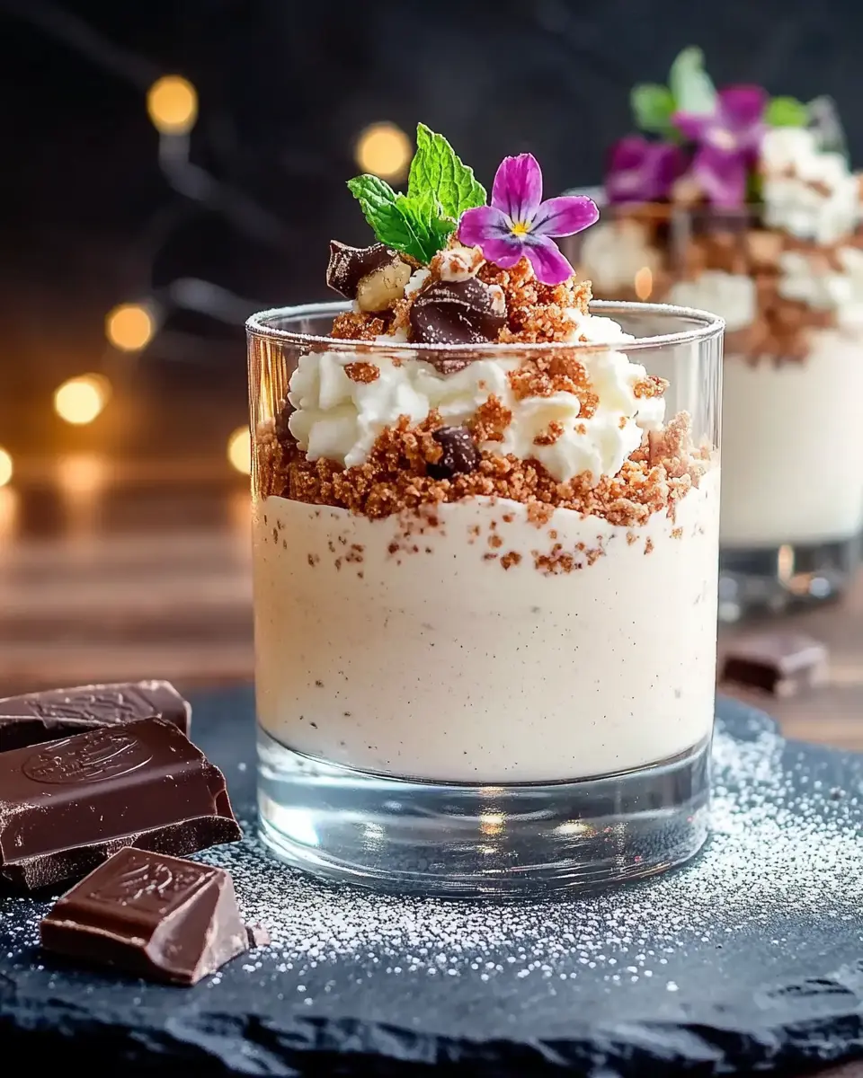 Elisenlebkuchen-Mousse mit weißer Schoki First Image First Image