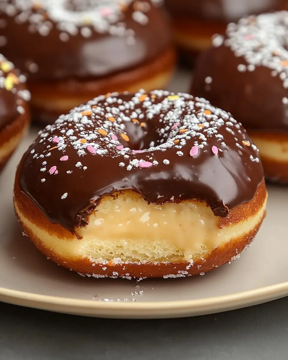 Schoko-Berliner mit Baileys-Nougat-Füllung: Indulge in Bliss