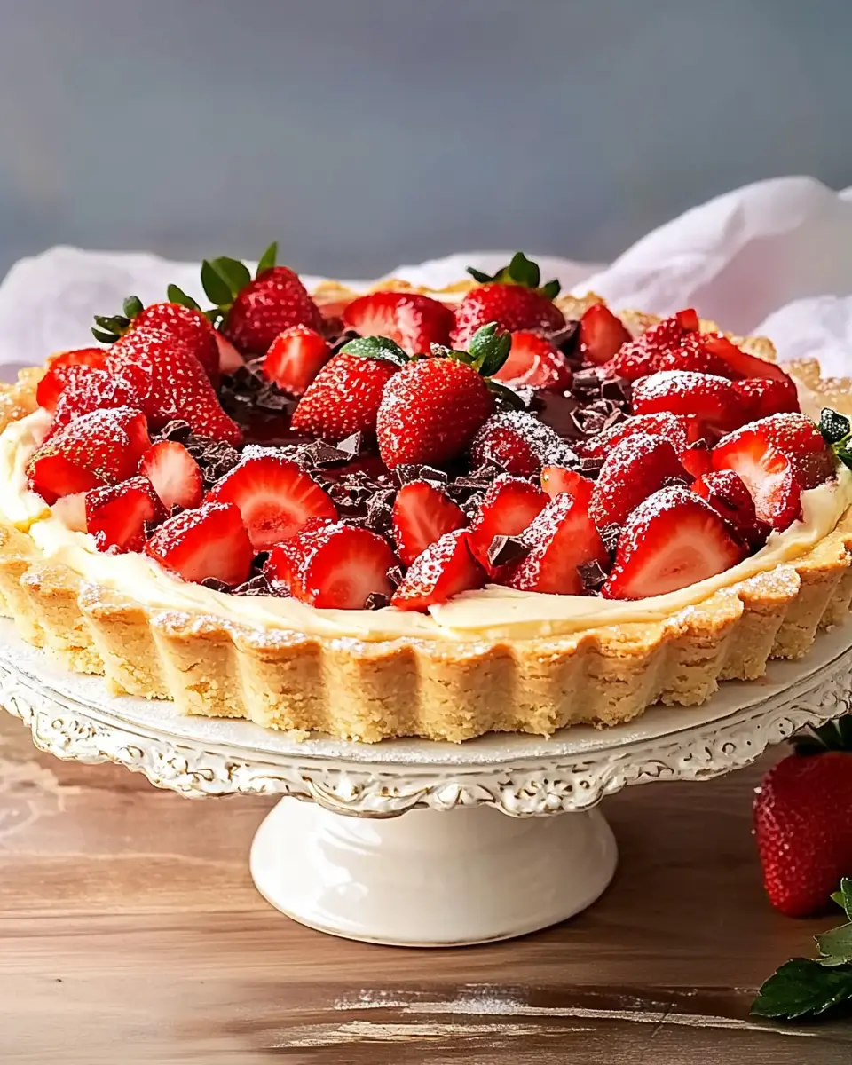 Stracciatella-Torte mit Erdbeeren: Indulge in Blissful Layers