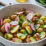 Kräuter-Kartoffelsalat mit gebackenen Radieschen First Image First Image