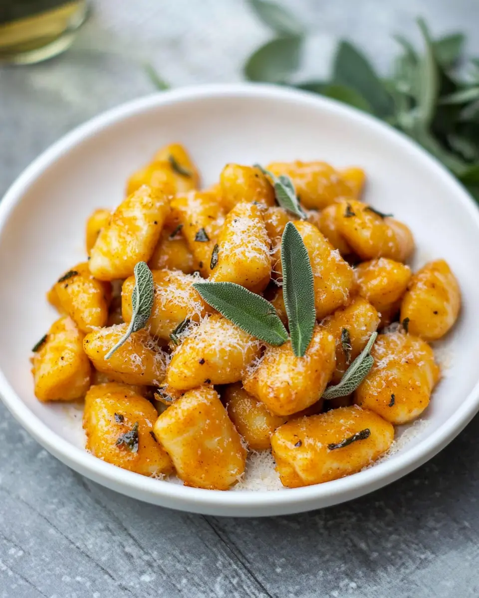 Kürbis-Gnocchi mit Salbeibutter: Creamy Fall Comfort Food